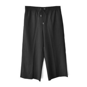 A8 PS PAUL SMITH Black Wool Elastic Waistband Side Seam Pocket Pants Sz 46 US 10